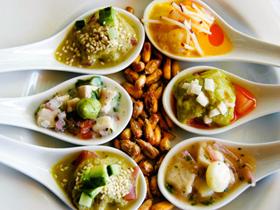 Ceviche Sampler Ceviche Sampler - Ceviche is part of the traditional cuisine of the Peruvian coast