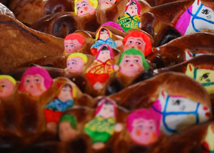 Tanta Wawa, the Day of the Dead Bread of Peru - Tanta Wawa, sweet wheat bread rolls in the shape of an infant, are the traditional food of Day of the Dead in Peru