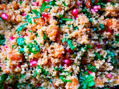 Quinoa Pilaf - Quinoa, the Andean superfood used in many traditional and novo-Andino dishes