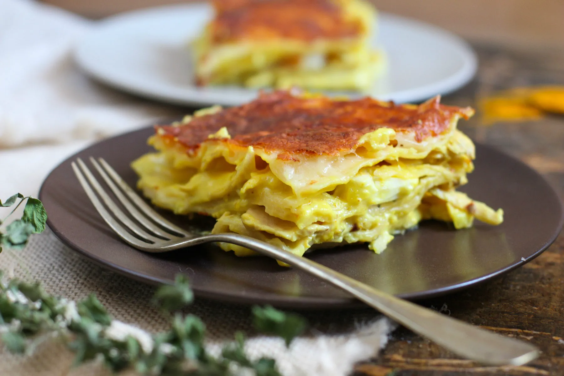 Aj&iacute; de Gallina Lasagna