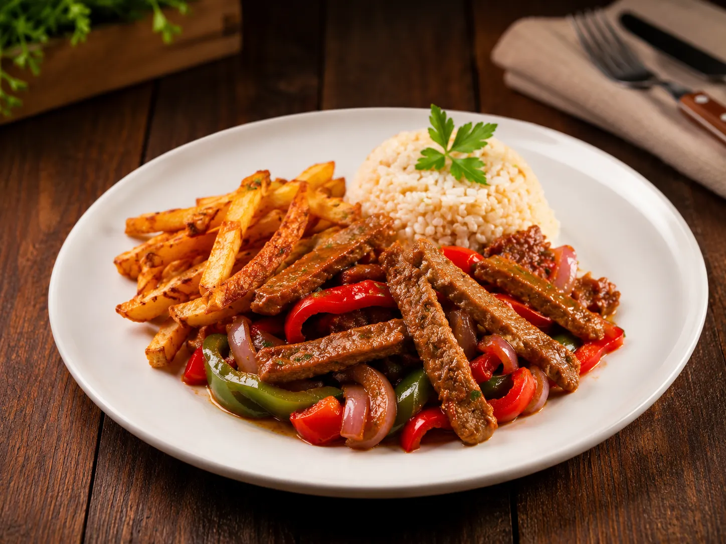 Soy Protein Lomo Saltado