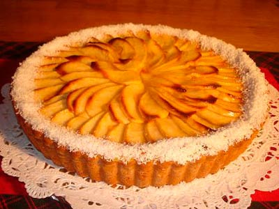 Dulce Pie De Manzana - Postre peruano a base de un relleno de manzana