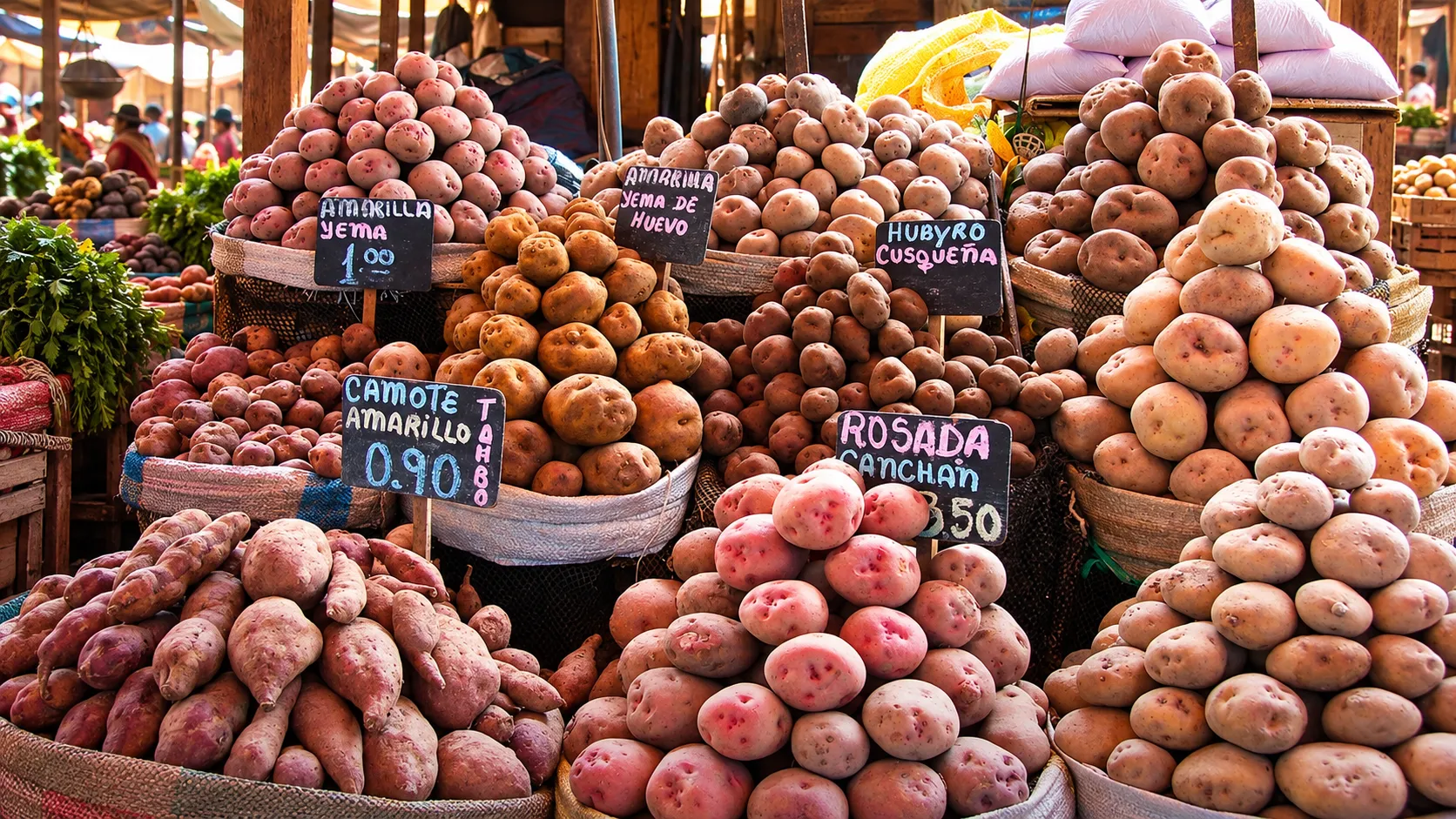 Potato variety in Cusco Potato variety in Cusco -