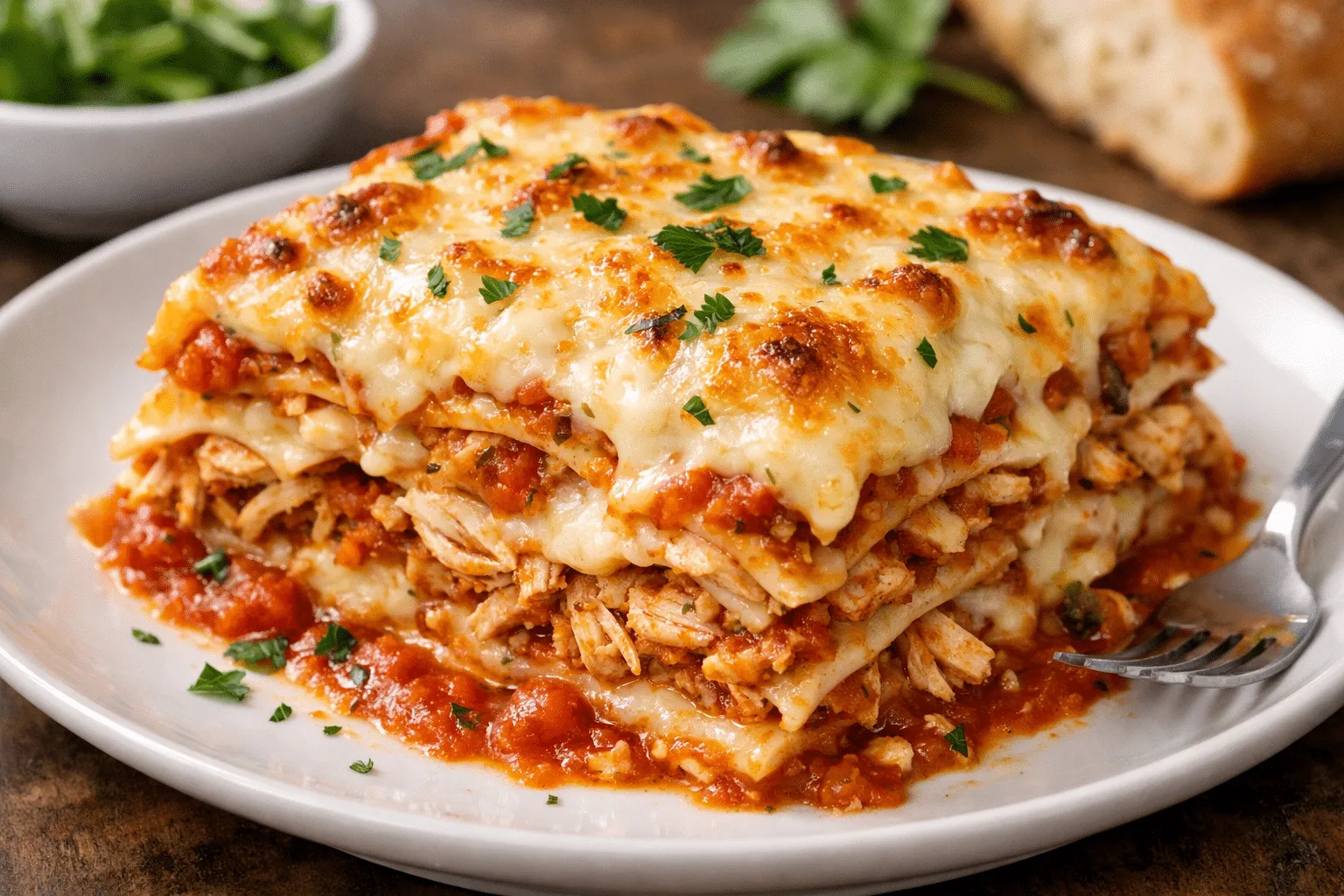 Lasa&ntilde;a de Carne o Pollo - Lasa&ntilde;a de Carne o Pollo